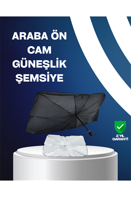 Isı ve UV Engelleyici Güneşlik – 360° Bükülebilir Şemsiye Sapı ile Konfor