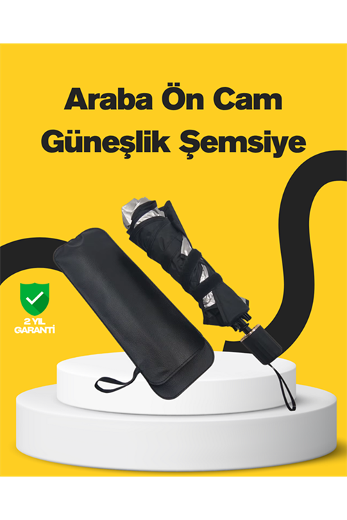 Pratik Ön Cam Güneşliği – Geniş Kapsama Alanı, Kolay Saklama