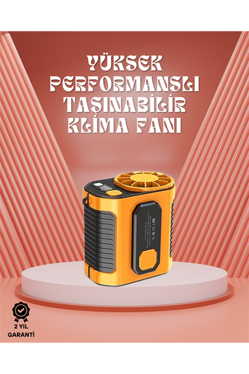 Sessiz Turbo Fan – Kamp, Spor, Ofis İçin Taşınabilir Mini Soğutucu