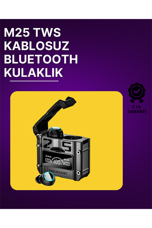 Bluetooth 5.3 Kablosuz Kulaklık | Powerbank Şarj Kutulu | Ultra HD Ses Kalitesi