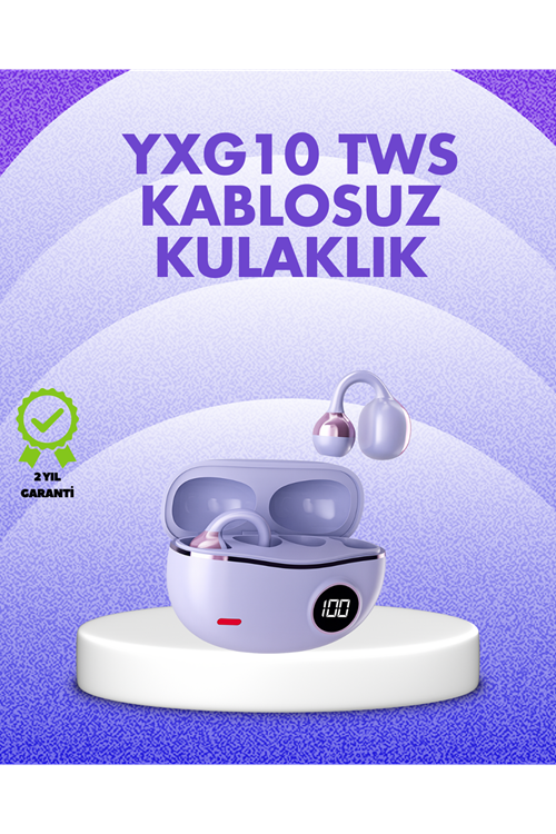 YXG10 Kablosuz Kulaklık – Bluetooth 5.4, Dokunmatik, LED Ekranlı Şarj Kutusu