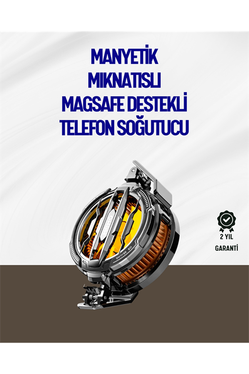 Mıknatıslı ve Aparatlı Montajlı Soğutucu Fan | Her Cihaza Uyumlu | LED Göstergeli