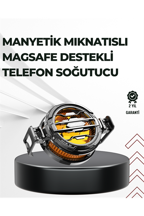 Telefon Soğutucu | LED Işık Efektli | Power Aparatlı | Sessiz ve Taşınabilir Model