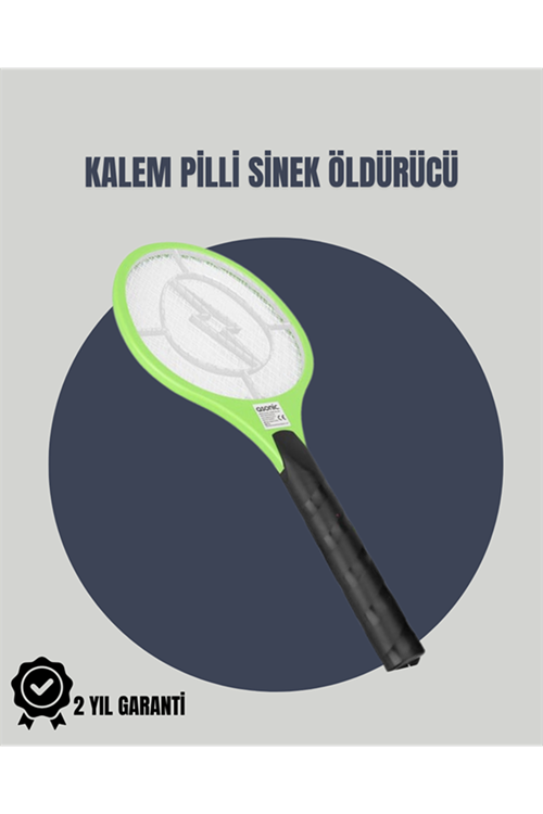 Taşınabilir Elektronik Sinek Swatter – Kimyasal İçermeyen, Ergonomik Tasarım