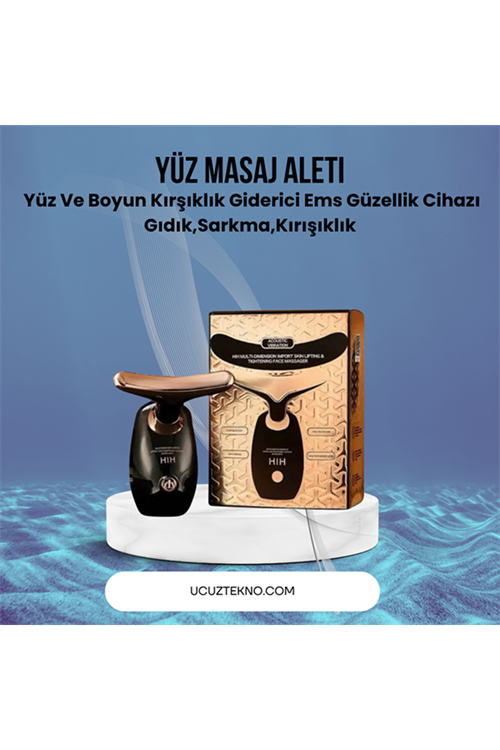Yüz ve Boyun Masaj Aleti – Yunus Tasarım, Kırışık Görünümü Giderici