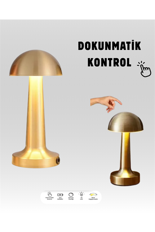 Taşınabilir Dokunmatik LED Lamba – Sıcak & Soğuk Işık Ayarı