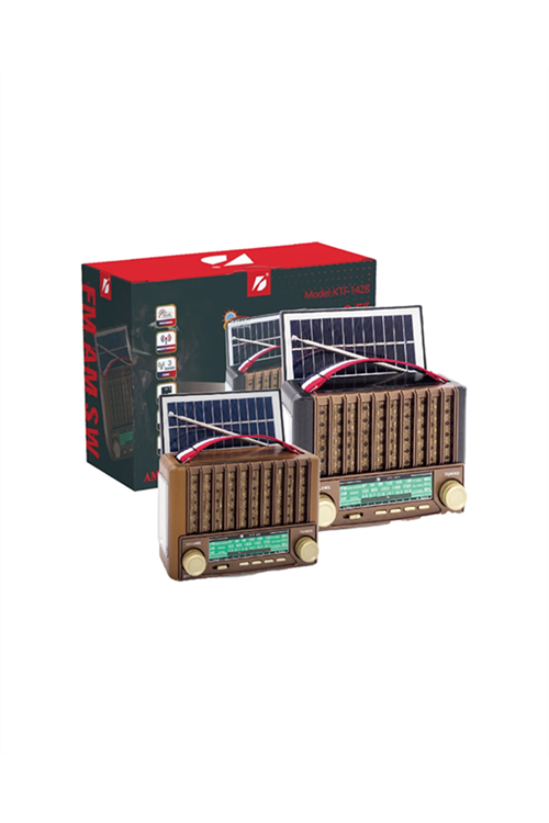 KTF-1428 Güneş Enerjili Bluetooth Hoparlör