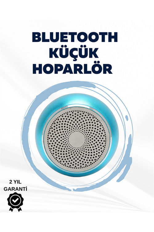 Alüminyum Gövdeli Mini Bluetooth Hoparlör – Dayanıklı ve Şık Tasarım