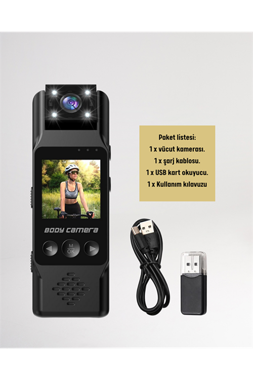 Hareket Algılayıcılı Taşınabilir Mini Kamera – 3MP Fotoğraf, Düşük Güç Tüketimi