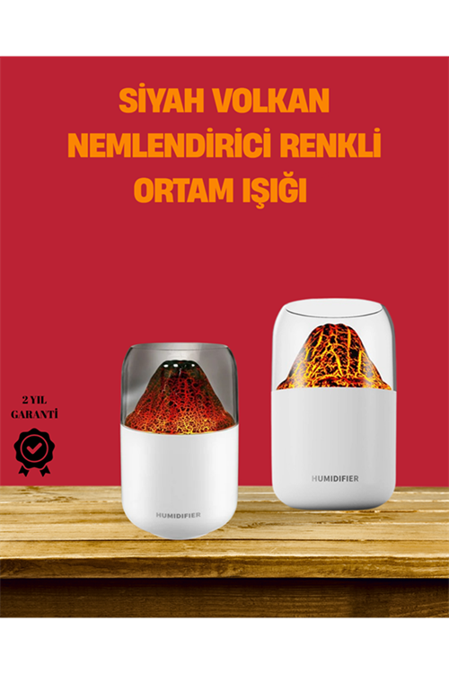 Alev Efektli Ultrasonik Difüzör – Sessiz Çalışma