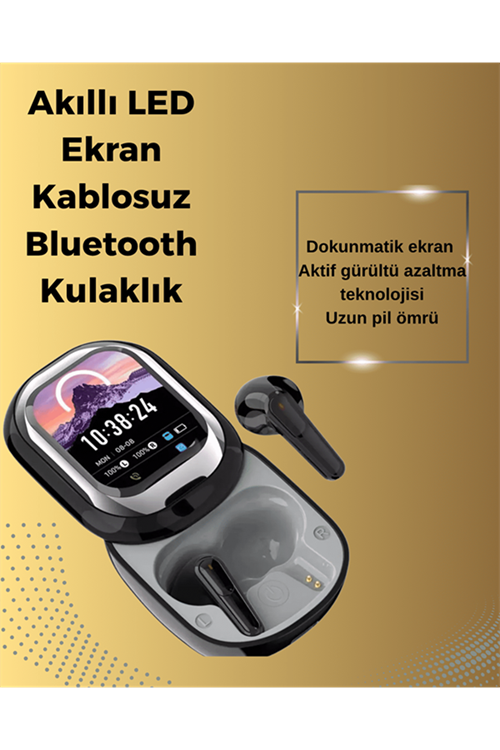 Şık, Akıllı ve Güçlü: LED Ekranlı Kablosuz Kulaklık Seti