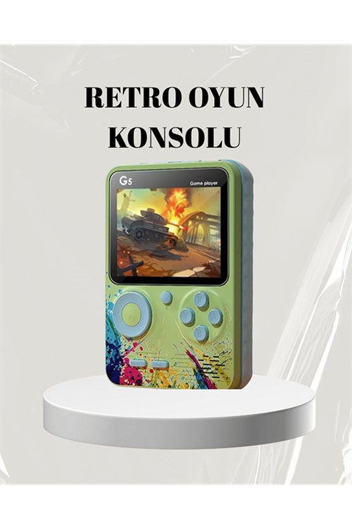 3 İnç Renkli Ekranlı Taşınabilir El Konsolu – G5 Modeli