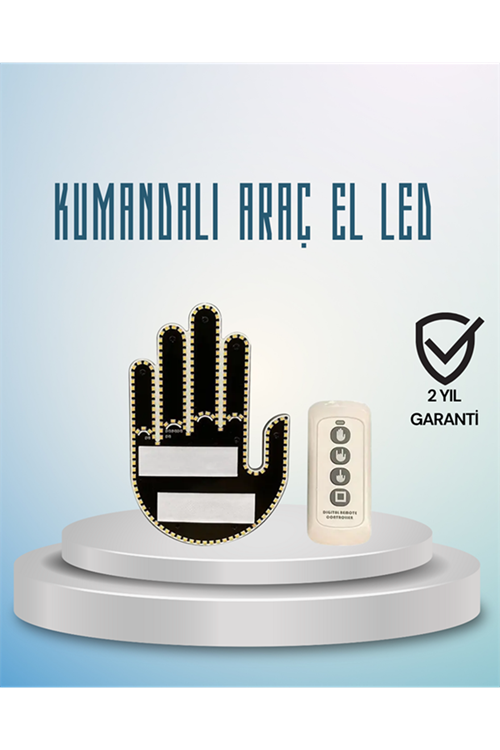 Aracınız İçin Eğlenceli ve Güvenli İletişim: LED Jest Lambası, Uzaktan Kumandalı, Kolay Montaj