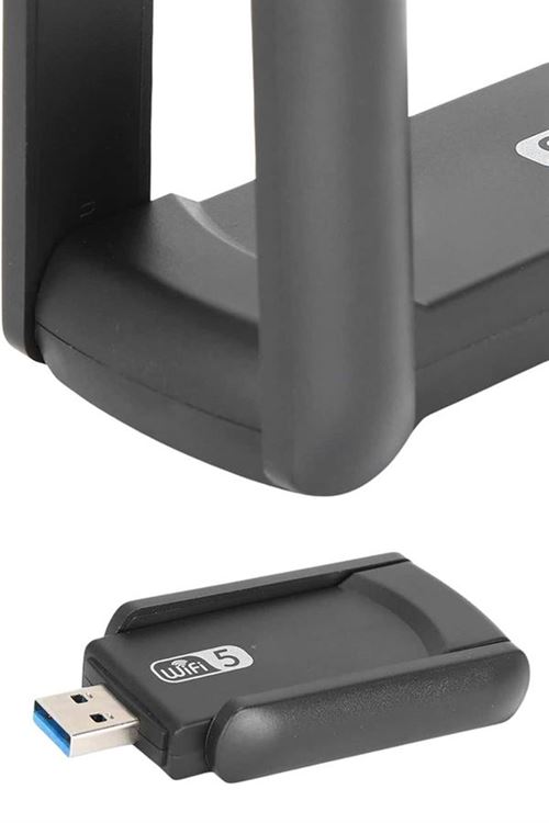 Mbps Wifi Alıcı Kablosuz Wifi Adaptörü Çift Band Çift Antenli