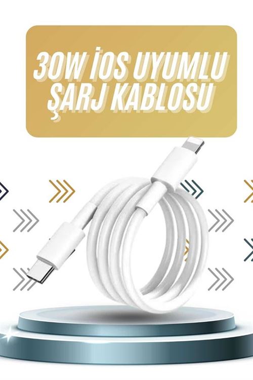 IOS Tüm Serilerle Uyumlu 30W Hızlı Şarj Aleti 11 12 13 14/Pro Max Mini Plus