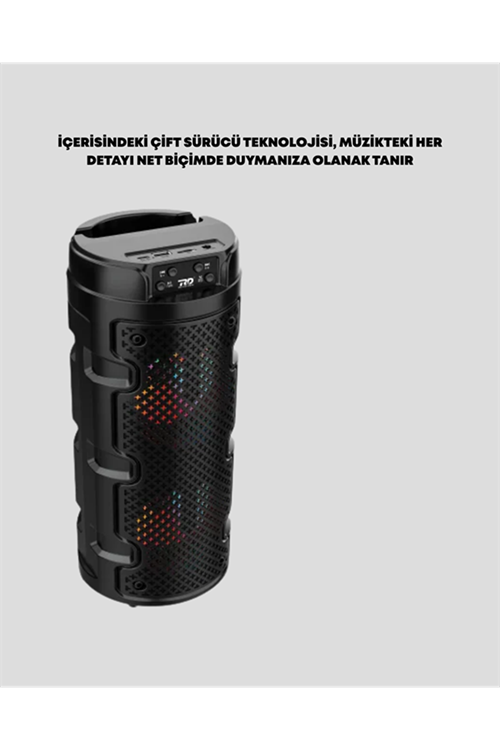 Kompakt Tasarım, Yüksek Ses Performansı – Çoklu Giriş Seçenekli Kablosuz Hoparlör (Bluetooth, USB, SD Kart, AUX)
