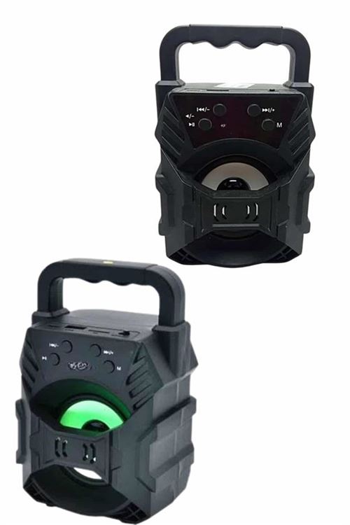 Kablosuz Bluetooth Hoparlör Ses Bombası RGB Işıklı Taşınabilir Yüksek Ses Kaliteli