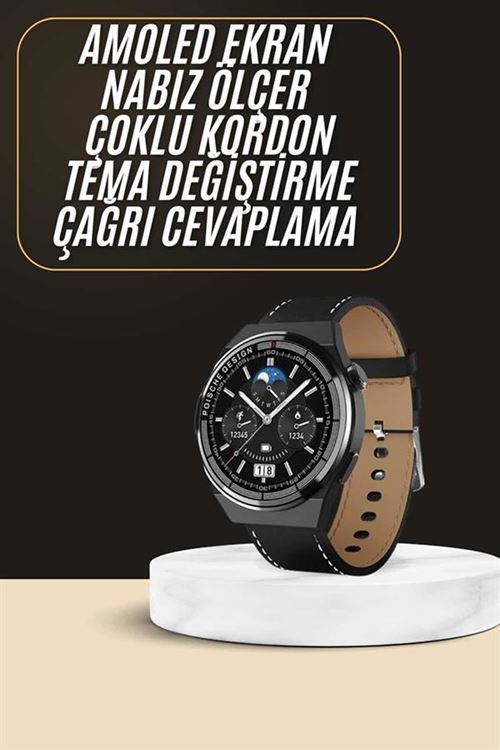 Çoklu Kordon Hediyeli Akıllı Saat Çağrı Cevaplama Müzik Dinleme Dokunmatik Ekran
