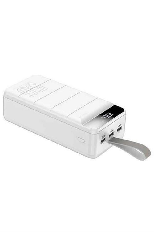 Powerbank Çoklu Şarj Girişi 50.000 Mah Taşınabilir Dijital Göstergeli