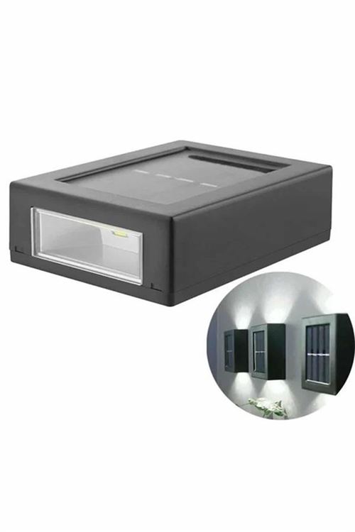 Dekoratif Duvar Lambası Solar Güneş Enerjili Bahçe Aydınlatması