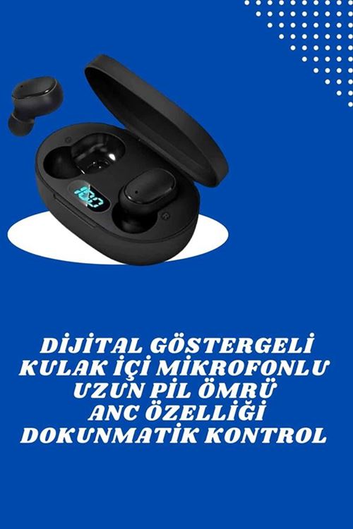 Çift Kulaklık Kampanyası Dokunmatik Kontrol Kulak İçi Yüksek Ses Kaliteli Mikrofonlu