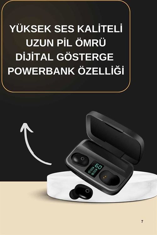 2025 Yeni Model Bluetooth Kulaklık Stereo TWS Kulaklık 5.0 Bluetooth Yüksek Ses Kaliteli