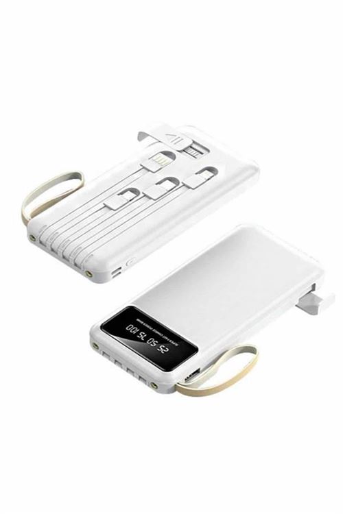 Powerbank Şarj Cihazı 4 Çıkışlı 20.000 MAH Powerbank Taşınabilir Çoklu Giriş
