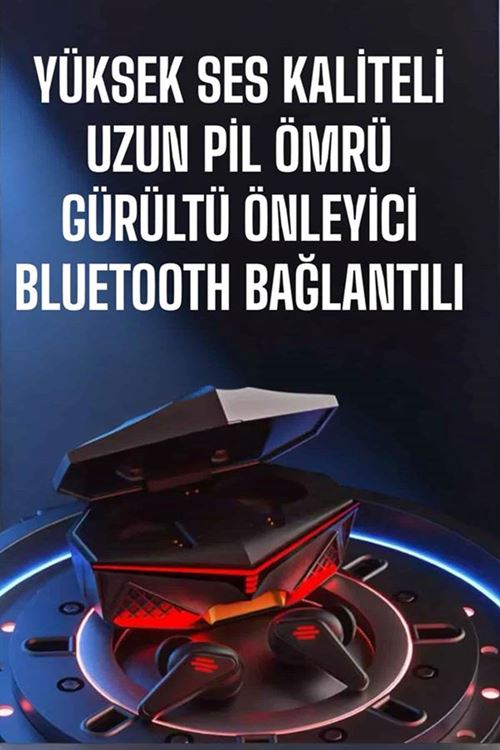 Yeni Nesil Oyuncu Kulaklığı Gürültü Önleyici Uzun Pil Ömrü Bluetooth Bağlantılı