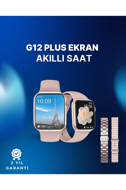 GPS Destekli Akıllı Saat – Nabız, Uyku ve Adım Takibi, Sesli Görüşme, Suya Dayanıklı Tasarım