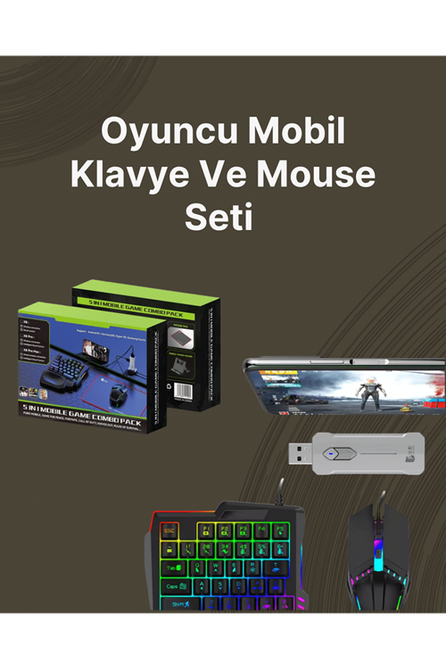 Kablosuz Mobil Oyun Kiti – 5 Parça Tam Set