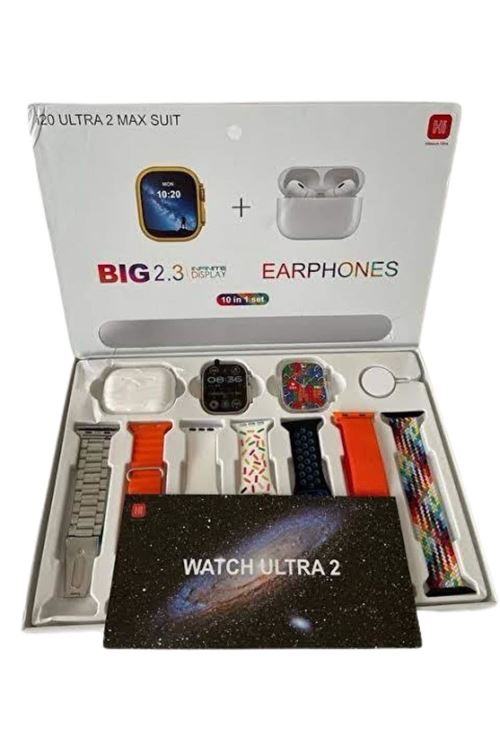 9 Ultra Akıllı Saat 49mm 2inç Ekran 7 Kordonlu ve Bluetooth Kulaklık