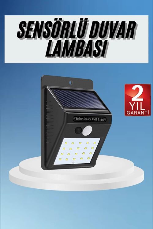 Dekoratif Lamba Güneş Enerjili Aydınlatma Dış Mekan Lambası