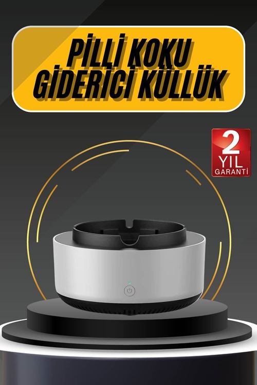 Kül Tablası Hava Temizleyici Araç Akıllı Küllük Duman Temizleyici