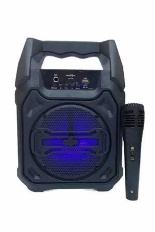 Bluetooth Hoparlör Led Işıklı Taşınabilir Kablosuz Speaker Uzun Pil Ömrü