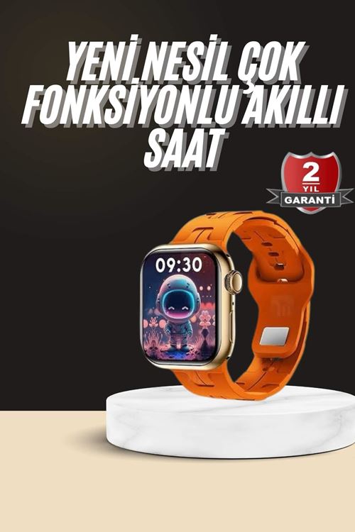 Akıllı Saat Android ve İOS Uyumlu Plastik Kordon Yeni Nesil