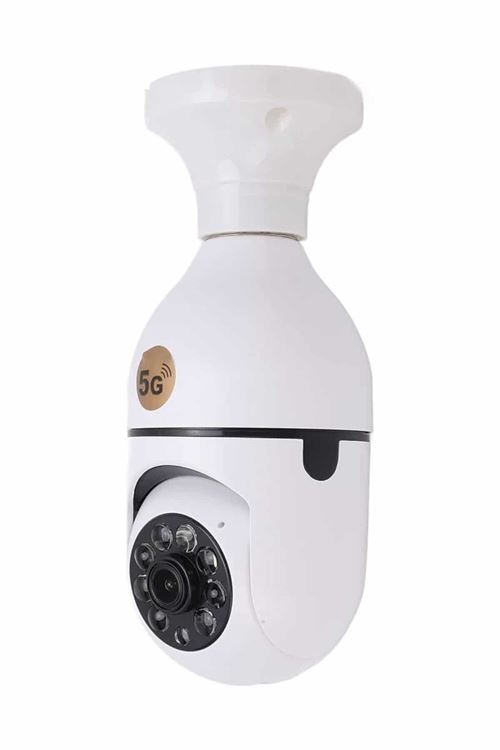 Akıllı Kamera Wifi Kamera Duylu Ampul Görünümlü 360 Derece Dönebilen Ev Kamerası