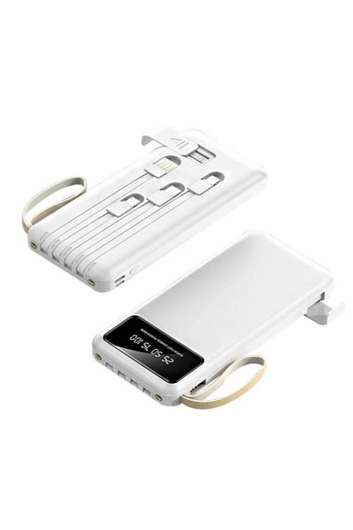 Powerbank Şarj Cihazı 4 Çıkışlı 20.000 MAH Powerbank Taşınabilir Çoklu Giriş