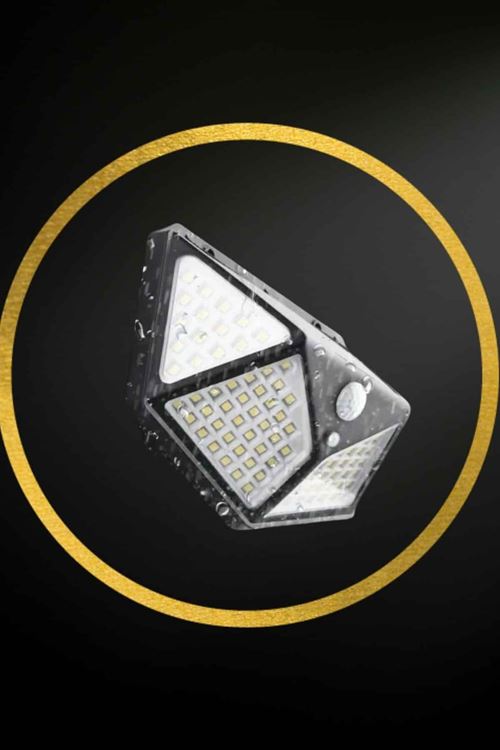 Bahçe Lambası Bahçe Aydınlatma Sensörlü Suya Dayanıklı 100 Led