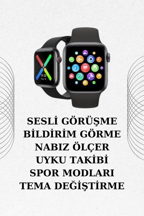 İkili Set Dev Kampanya Ucuz Kulaklık Ucuz Akıllı Saat Gürültü Önleyici Uzun Pil Ömrü