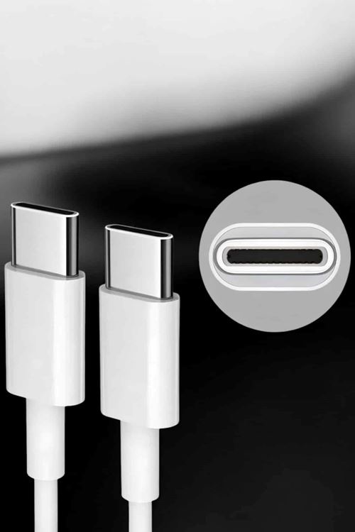 İOS Uyumlu Type-C Girişli Hızlı Şarj 15/15 Pro Max Adaptör ve Kablosu