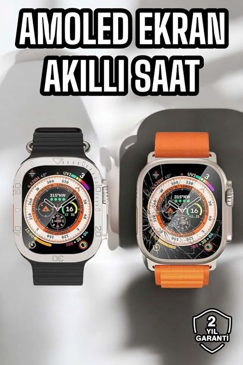 Akıllı Saat NFC ve GPS Uyumlu Uyku ve Sağlık Takibi Sesli Görüşme