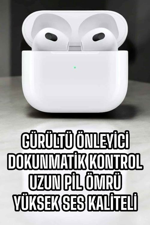 Bluetooth Kulaklık 3.Nesil Kablosuz Uzun Pil Ömrü Dokunmatik Kontrol