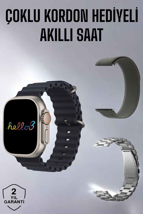 Akıllı Saat Yeni Nesil Bluetooth Bağlantılı Uyku Sağlık Takibi GPS Ve NFC Uyumlu