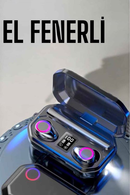 Kablosuz Bluetooth Kulaklık Dijital Göstergeli Uzun Pil Ömrü